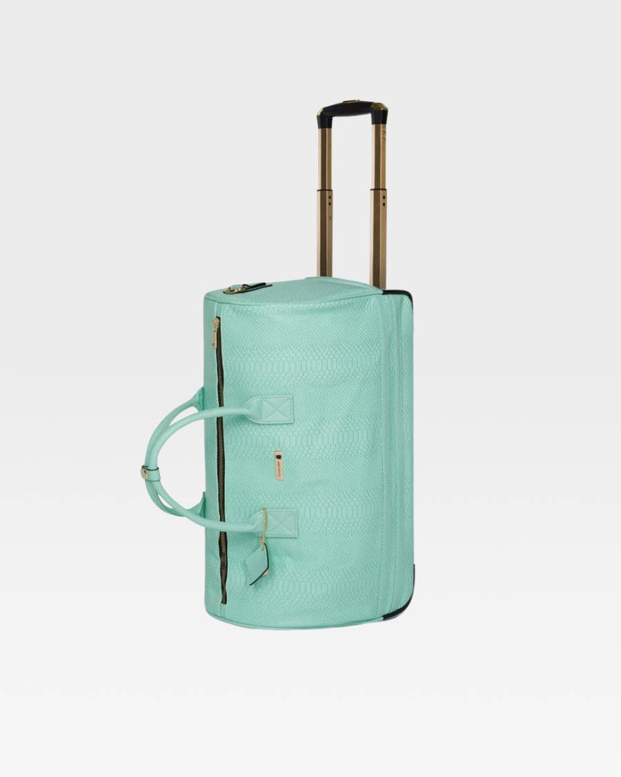 Apollo 1 Backpack & Rolling Duffle Bag Set in Mint
