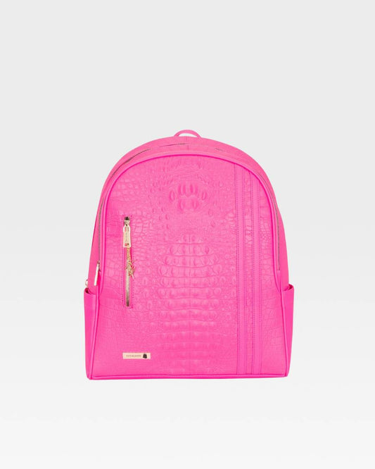 Apollo 2 Backpack & Rolling Duffle Bag Set in Neon Pink