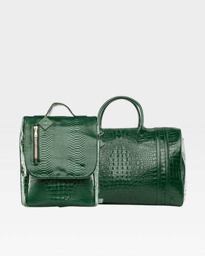 Apollo 2 Travel Set in Emerald Green
