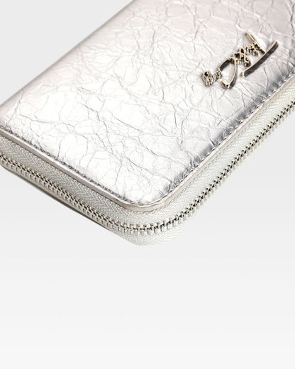 Clutch Wallet in Silver
