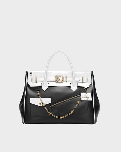 Monarch Grandeur Bag in Black & White