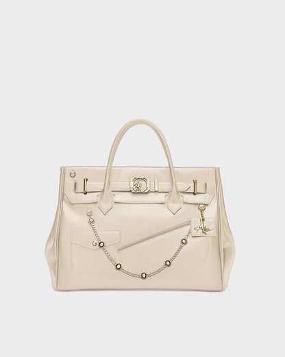 Monarch Grandeur Bag in Cream White