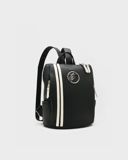 Striped Sensation Backpack in Black